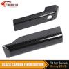 Carbon Fiber Inner Door Armrest Handle Panel Covers Kit For Suzuki Jimny +