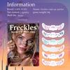 6 Sheets Christmas Freckle Stickers Makeup Party Face Tattoo Cheek Blush Spot Patches Temporary Body Art Decals for Teens Adults