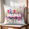 MaMa Cushion Cover Natural Linen Organic Fabric DoubleSided Printing Couch Pillow Covers Home Decor