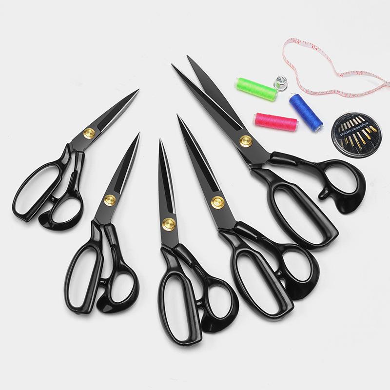 Manganese Steel Forged Tailor Scissors: 8-12 Inch Cloth Cutting