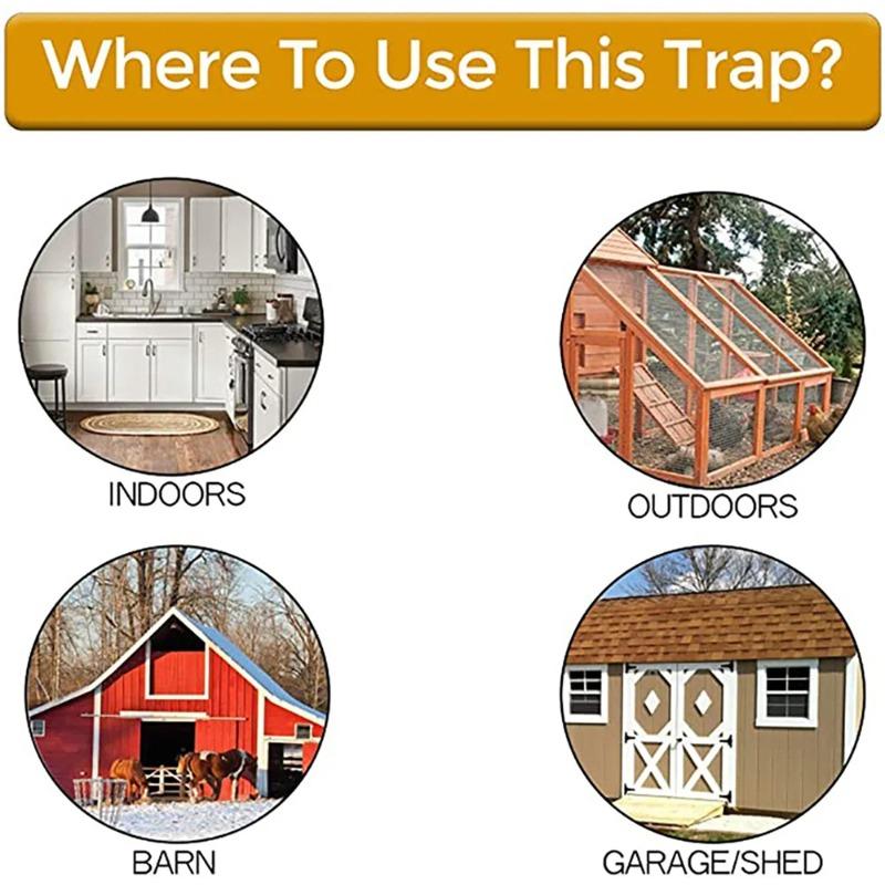 Intelligenter Fallen-Mäusefänger, automatischer Reset, umklappbarer Schiebeeimerdeckel, automatischer Reset nach dem Fangen von Mäusen