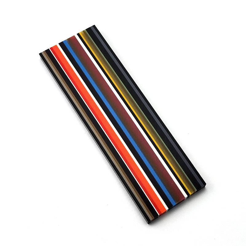 2 Sizes Candy / Flag Colors G10 Materials Knife Handle DIY Making Outdoor EDC Tools Grip G-10 Colorful Composite Boards Patch
