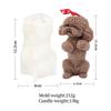 Animals Pet Teddy Puppy Silicone Candle Mold Dog Cat Bulldog Soap Ornament Handmade Scented Resin Plaster Mould