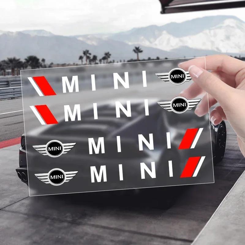 4x Car-Styling Accessories Car Door Handle Stickers Decals Automobiles For MINI Cooper JCW WORKS R55 R56 F55 F56 R57 R58 R59 R60 gqtsu22