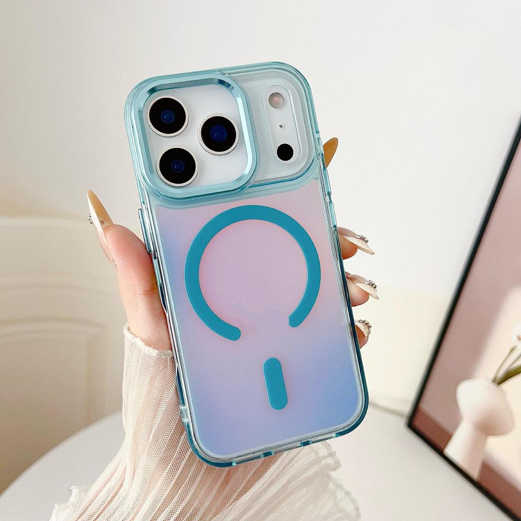 Jasný Stínový Chameleon Magnetický Kryt na Telefon pro Apple 17 Pro Max s Kompatibilitou Trendových Tlačítků 15/16.