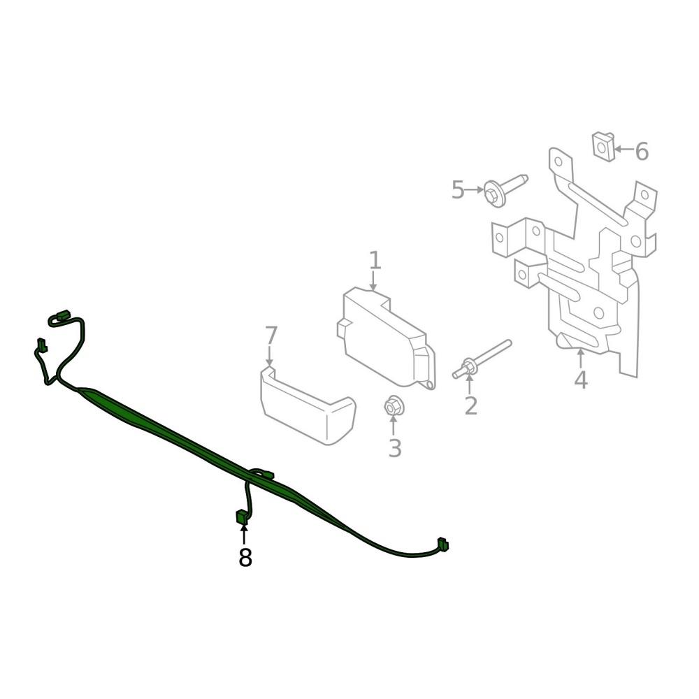 Chicote Elétrico do Piloto Automático HC3Z15K867B Para Ford 2017-2020 F-250 F350