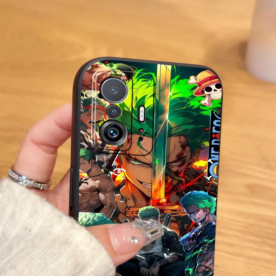 Case for Xiaomi Mi CC9Pro 10T 13 9T 11T 14 Pro 9 10 11 13 Lite Phone Cover Anime Luffy Zoro