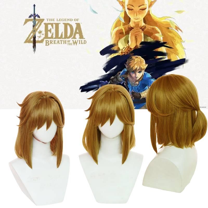 Breath Of The Wild Link Cosplay Wig With Realistic Scalp