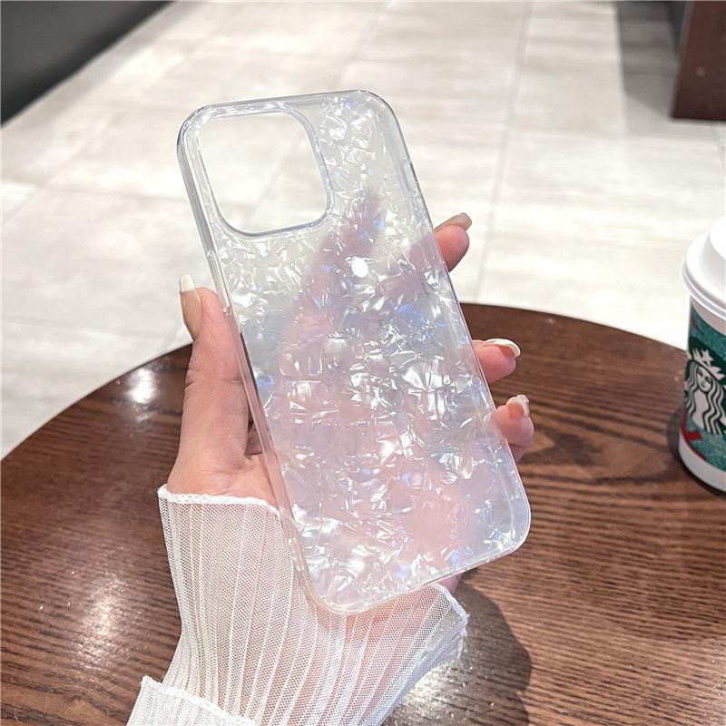 

Premium Shell Pattern Case for iPhone 17 Pro Max - Compatible with iPhone 13, 12, Japanese/Korean Design 13ProMax