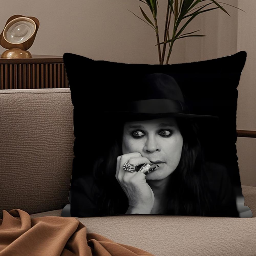 Rest Prince Of Darkness O-Ozzy Osbourne Black Sabbath Pillow Case Silky Elegant Comfort Sofa Bed Invisible Zipper