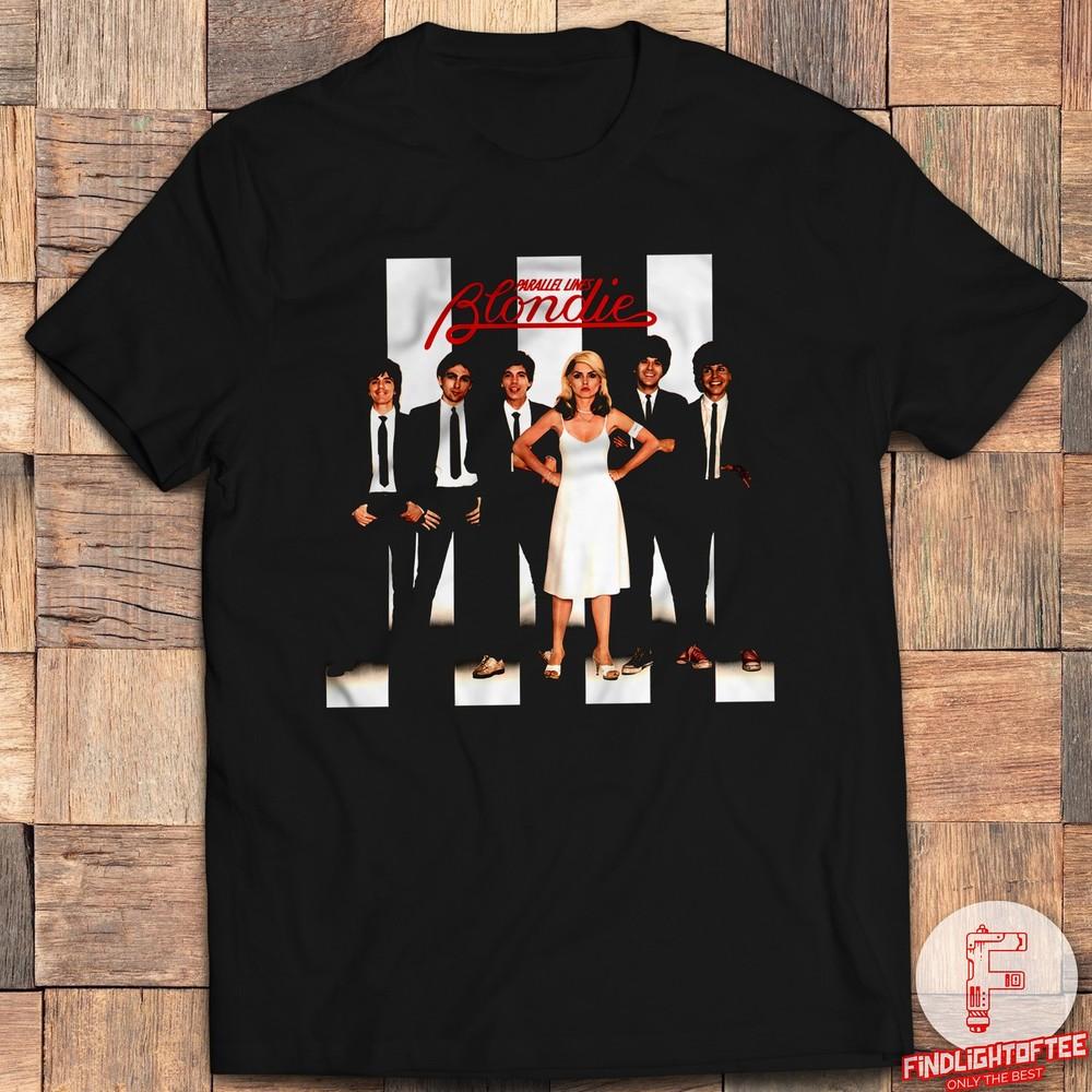 Blondie Parallel Lines Debbie Harry Chris Stein Autoamerican Retro T-Shirt Unisex T-Shirt XXXL