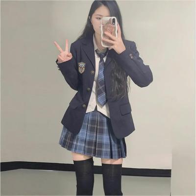 Ben Zuozhong College-Stil Herbst JK Uniform mit hochhackiger Jacke