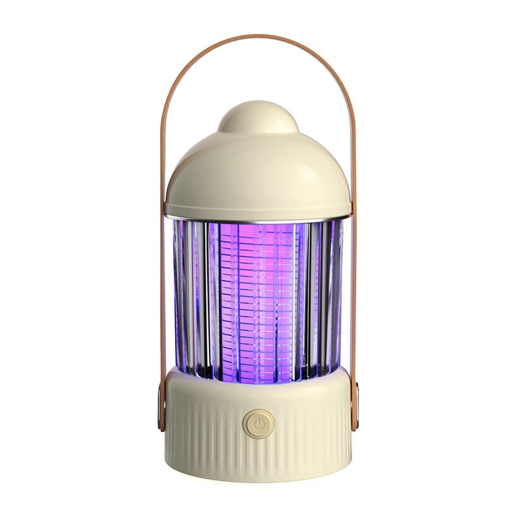 3-in-1 Mückenvernichter Lampe mit Griff Wiederaufladbar Strahlungsfrei Abwehrmittel Lampe für Sommerausflug Camping