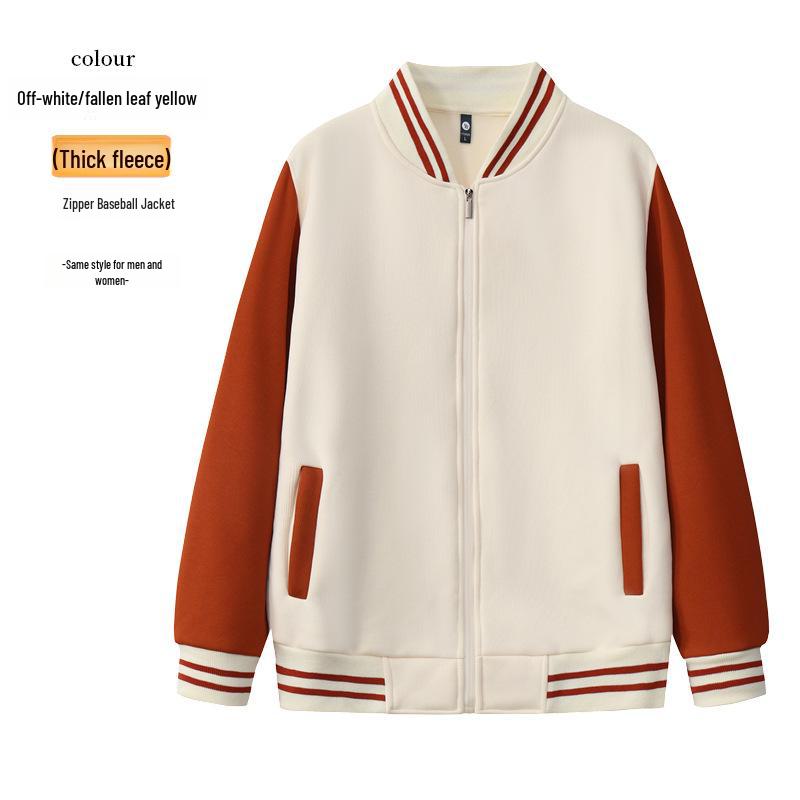 

Бейсбольная куртка-бейсболка унисекс на молнии с цветными блоками для весны и осени 3XL