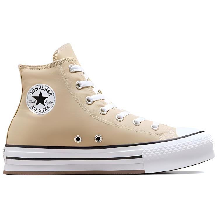 Converse Chuck Taylor All Star Comfortable Durable Lightweight High-Top Canvas Shoes Women sneaker Brown A06344C