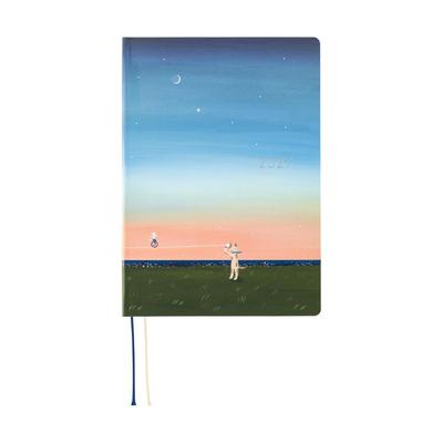 Hobonichi Techo 2027 HON Hiroko Kubota Until Moon Is Full String Telephone A5 1 Page Per Day January Monday Start