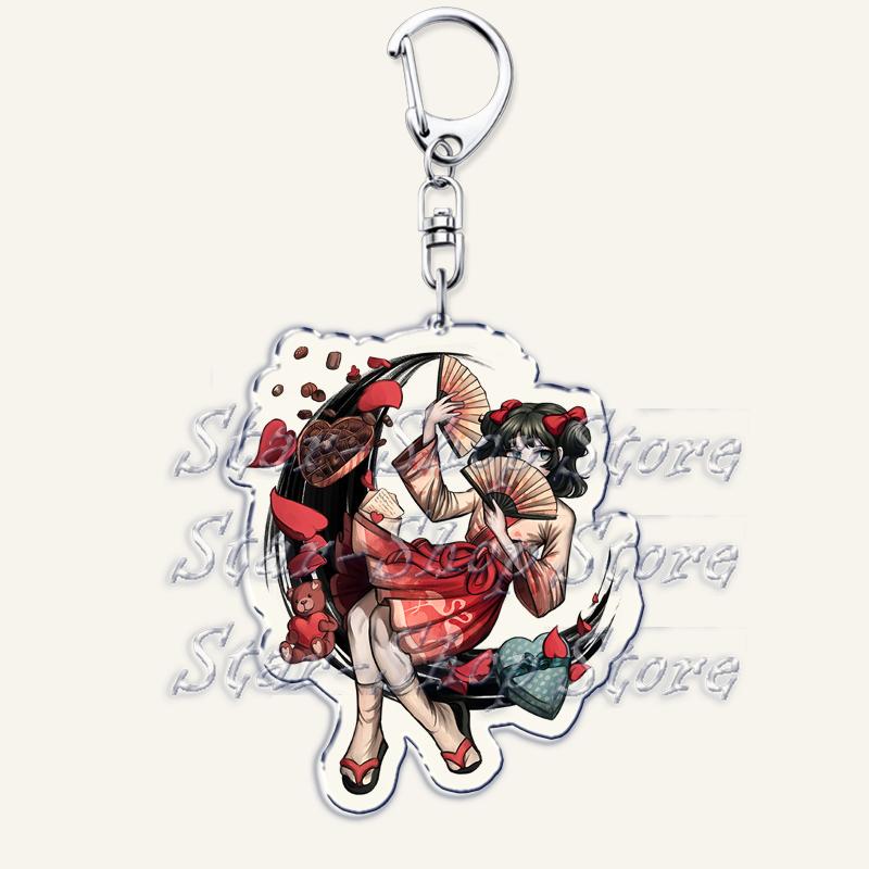 

Hot Game Keychains for Womens Accessories Bag Damon Maitsu Eva Tsunaka Wolfgang Akire Kai Monteago Keyrings Jewelry Fans Gifts