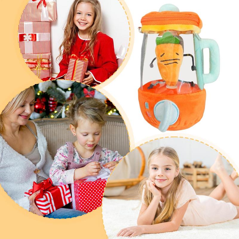 cute Stuffed Plush Toys Stuffed Carrot Juicer Doll Toy Decor Carrot Juicer Shape Decoration for New Year Children's Day Birthday