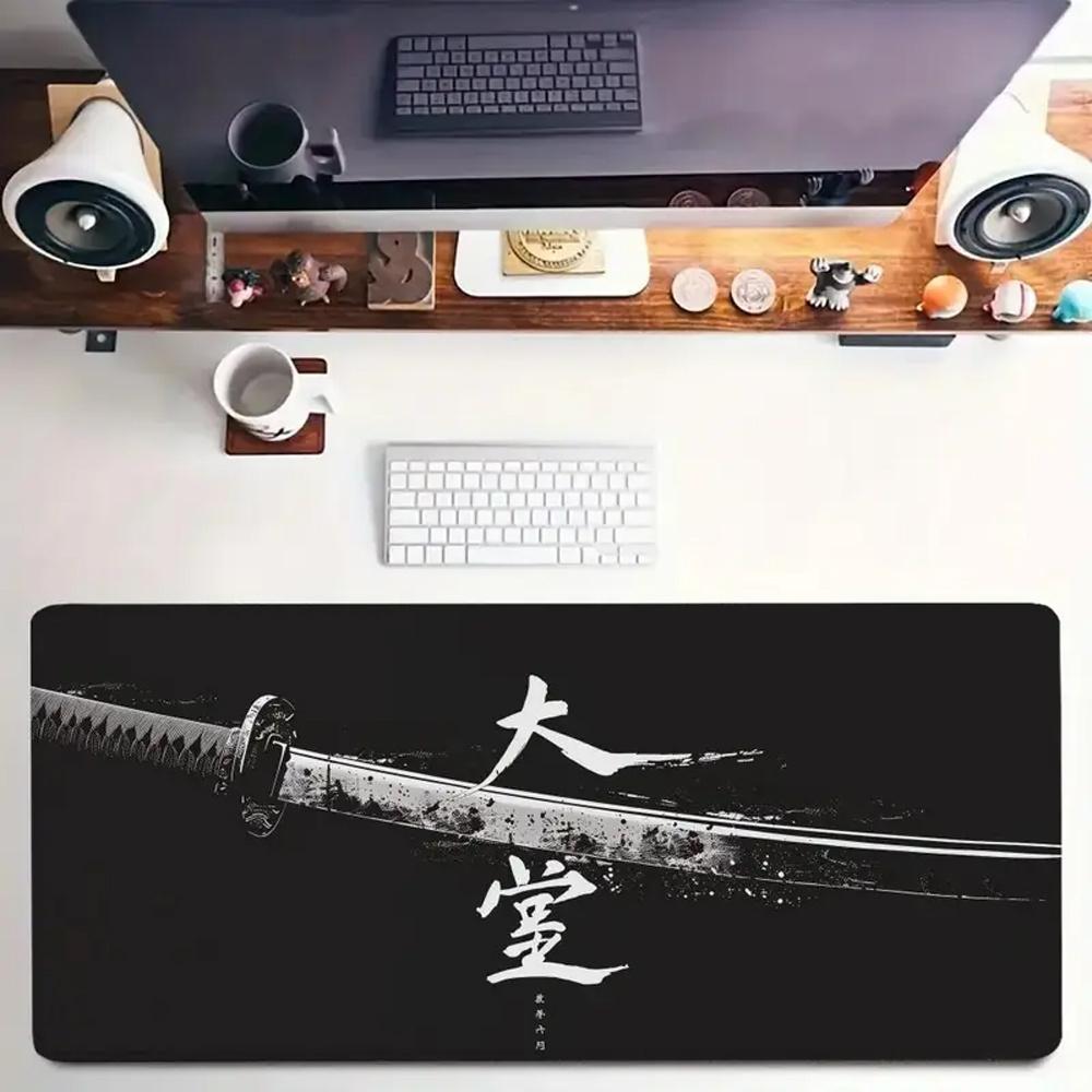 Classic Cloth Mouse Pad Rectangular Desk Mat Non Slip Rubber Base Computer Laptop Office Mouse Mat Work Pad 800x400x2mm