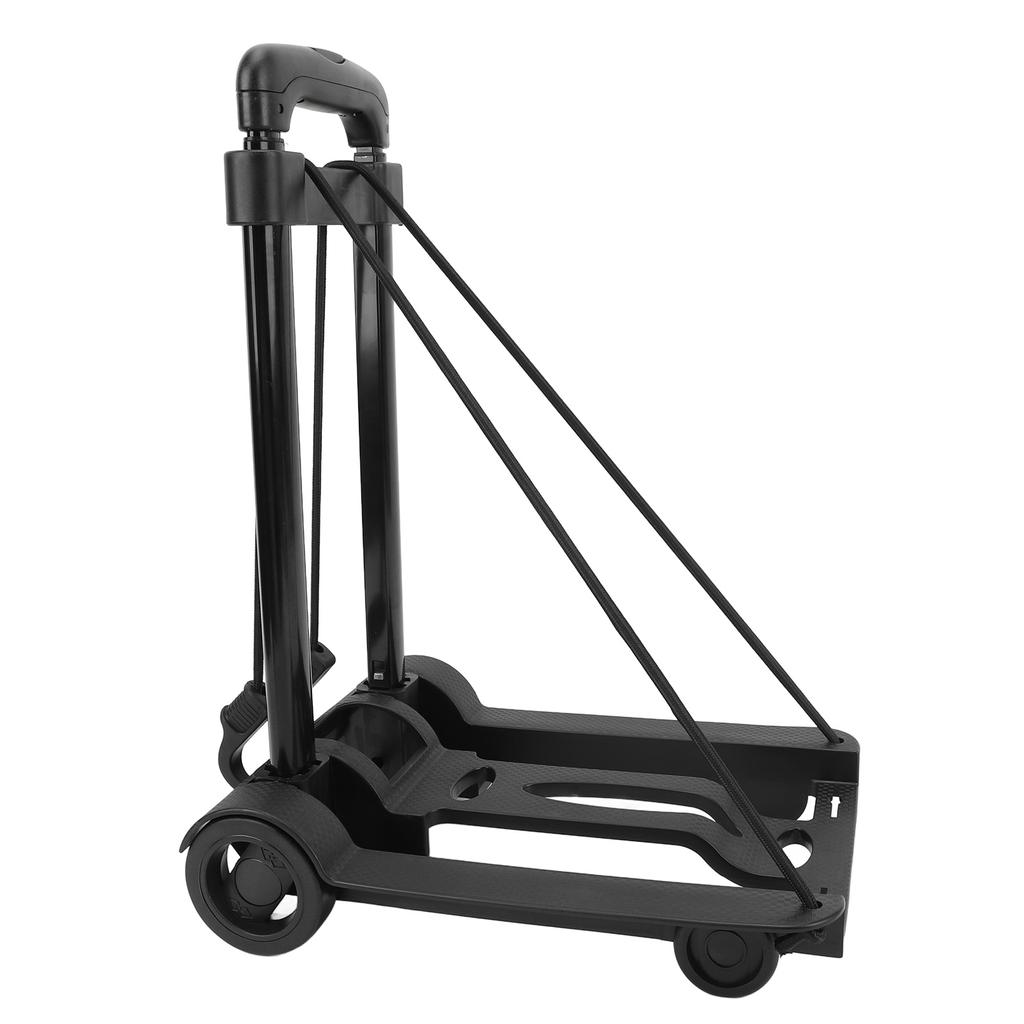Folding Hand Truck Dolly Portable Lightweight Foldable Luggage Trolley Utility Cart with 2 Wheels