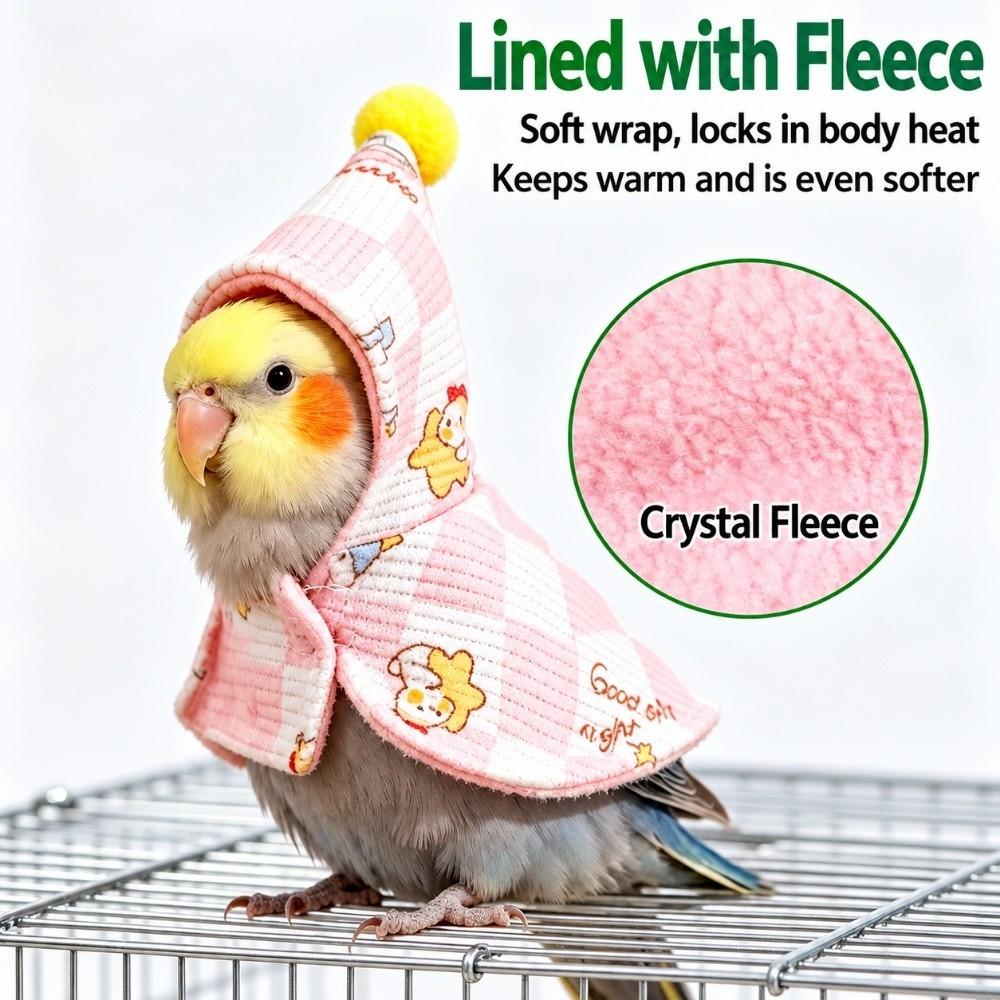 Thickened Bird Cape Cold Proof Bird Costume Cute Bird Winter Jacket Outdoor