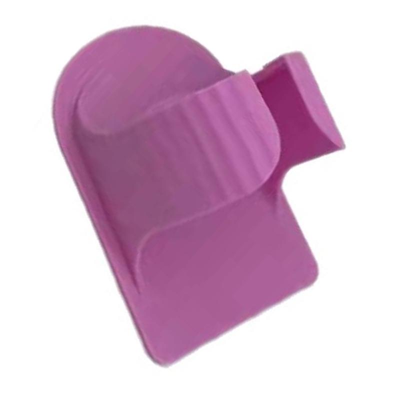 Tub Edge Drink Glass Holder Plastic Bathroom Storage, Space-Saving Single Cup Rest for Smooth Wall Side Placement