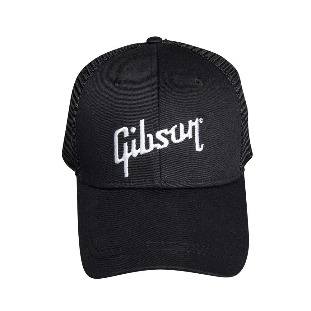 Gibson GA-BKMC Black Trucker Snapback Cap