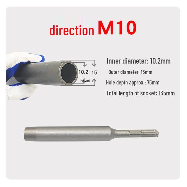 Square Shank Impact Drill & Hammer Anchor Bolt Expansion Sleeve