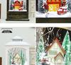 Korean Snowfall Music Lantern - Christmas Gift & Ornament for Living Room or Display