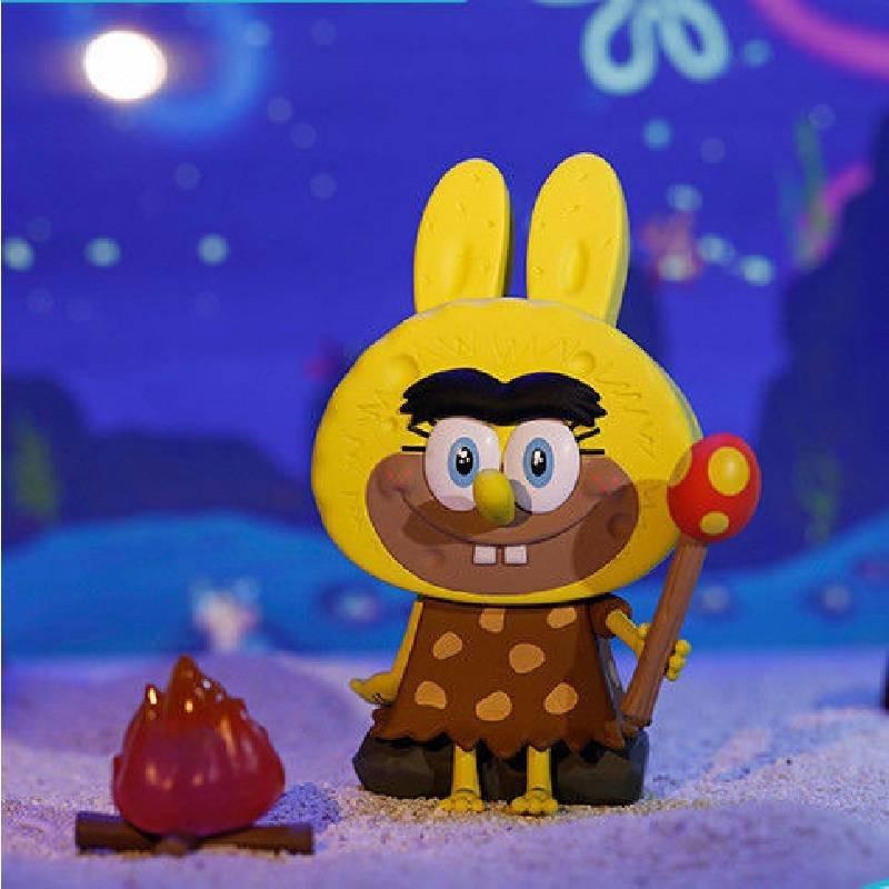 Authentic Popmart Labubu Spongebob Series Collectible Blind Box Trendy Toy