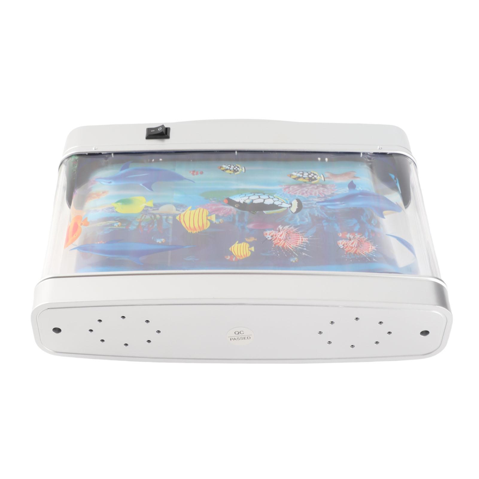 

Поддельный аквариумный светильник Мини декоративный тропические рыбки Искусственный аквариум Ночник с движущимися рыбками для детей малышей