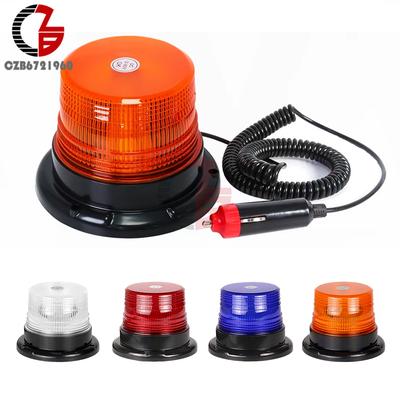 Universal 12V 24V Car Truck Roof Top Warning Light Emergency LED Strobe Light Flashing Beacon With Magnetic Base