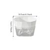 6PCS Root Visibility Hydroponic Container Eco-Friendly Plastic Butterfly Orchid Flowerpot Water Storage Lazy Flowerpot Hyacinth