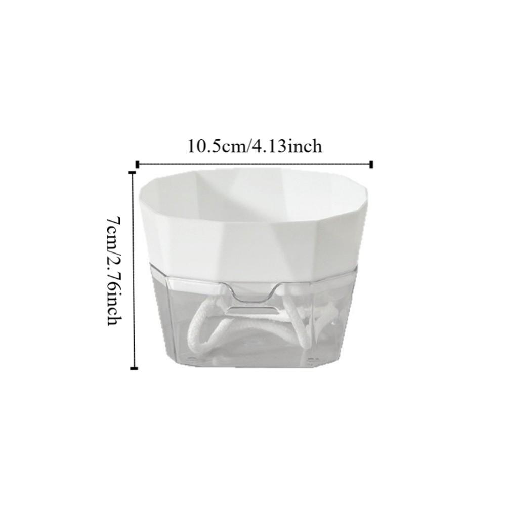 6PCS Root Visibility Hydroponic Container Eco-Friendly Plastic Butterfly Orchid Flowerpot Water Storage Lazy Flowerpot Hyacinth