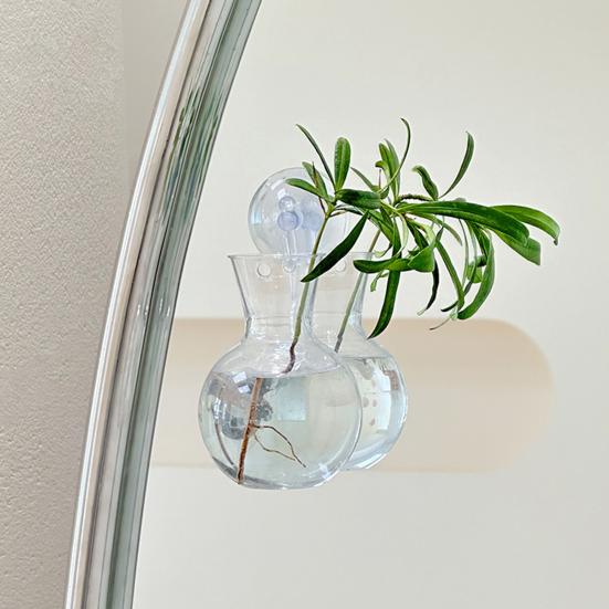1/2/3/4/6/8Pcs Window Propagation Station Plant Propagation Glass Bulb with Suction Cup Transparent Planter Propagation Planter Terrarium Vase