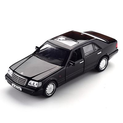 1/32 Benz S-W140 Alloy Model Car Children's Toys with Sound Light Pull-back Function High Simulation Alloy Vehicle Model for Boy Gift