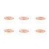 6Pcs Copper Shim Clip Washer Nozzle Copper Washer Gasket F00VC17503