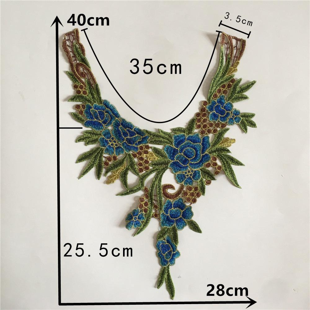 Fashion Exquisite Hollow Water-Soluble Embroidery Lace Collar Diy Decorative Dress Dress Neckline Accessories