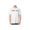 T Shirts Men's White Crew Neck Moderate Straight Fit AJ7438-100