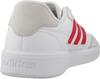 Sneakers Adidas Courtblock Cloud White/pure Ruby /off White