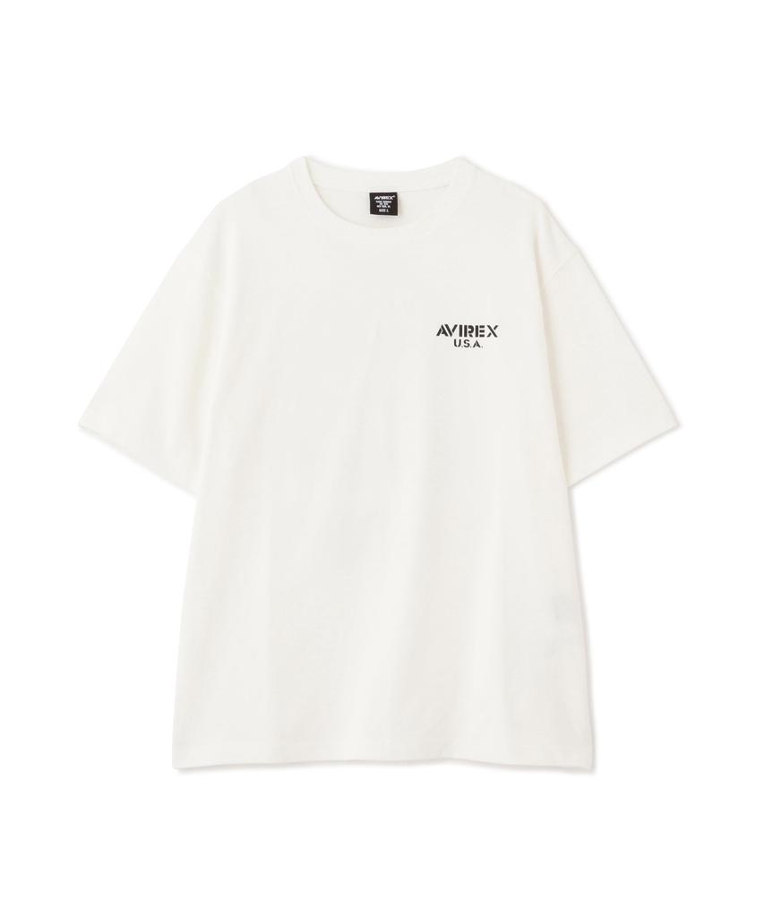 Avirex STAR WARS COLLECTION PRINTED Short Sleeve Star Wars Size T-SHIRT, T-Shirt, Men's, XL, 030, White, 783-5134037