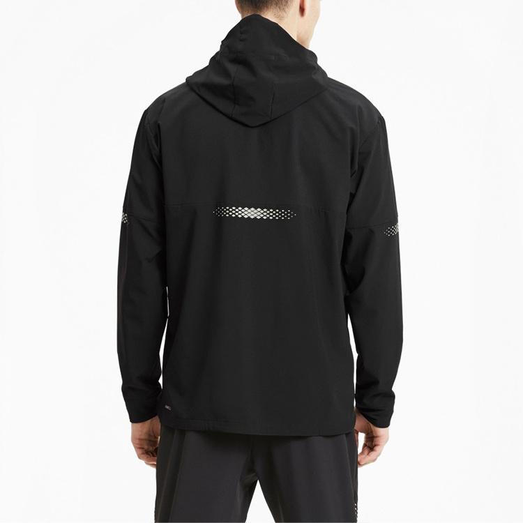 PUMA Runner ID Hooded Jacket 'Black' Men's 519382-01
