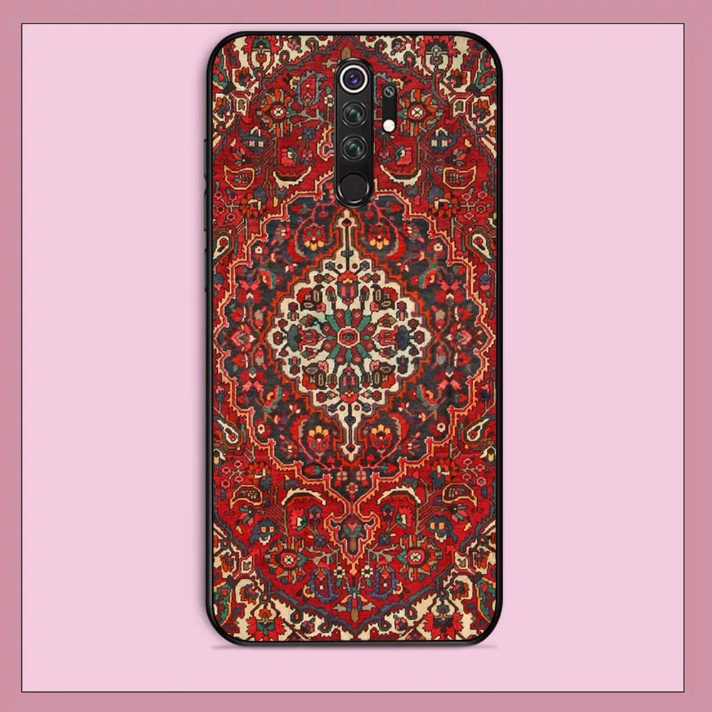 

Персидский ковер Цветочный узор Чехол для телефона Для Redmi Note 4 X 5 A 6 7 8 Pro T 9 Pro 9S 10 Pro 11 Pro 11S 11Epro PocoM3pro Redmi 10X 4G