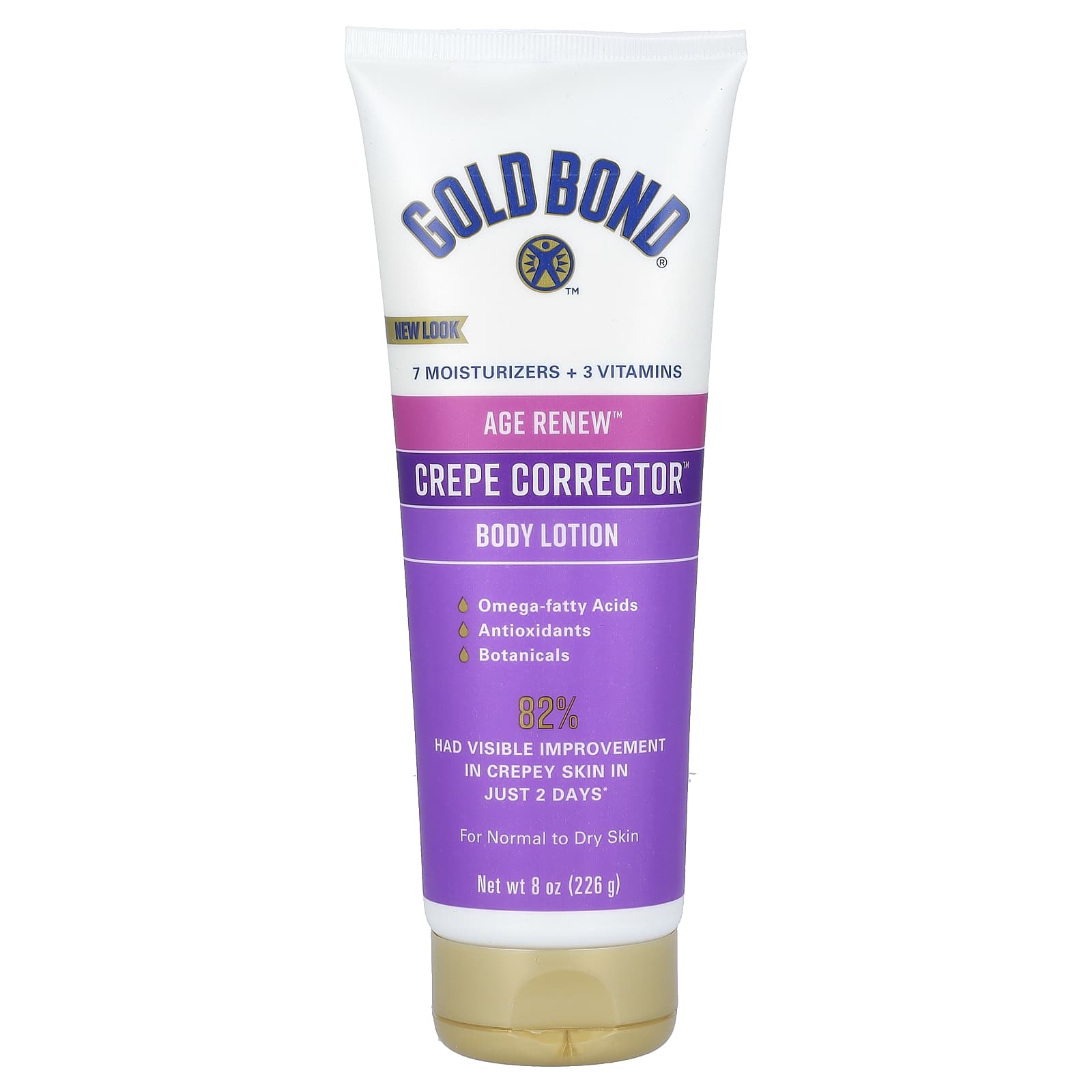 Gold Bond, Age Renew, лосьон для тела Crepe Corrector, 8 унций (226 г)