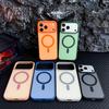 Compatible iPhone 17 Pro Max Case: Skin-Feel, Color-Blocking, Magnetic, Magsafe-Ready, All-Inclusive Protection.