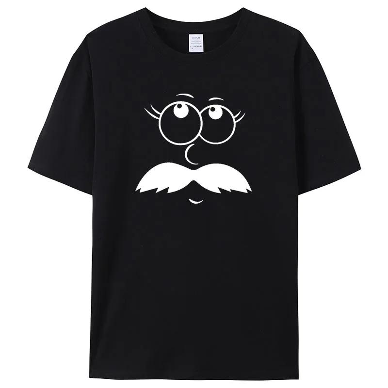 Women Unisex T-shirt Big Eyed Smiling FaceT-Shirts Unisex Harajuku O-Neck Short Sleeve Shirt