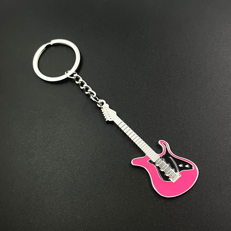 1PC New Dice Key Chain Metal Personality Dice Poker Soccer Guitar Model Alloy Keychain Gift Car Key Ring
