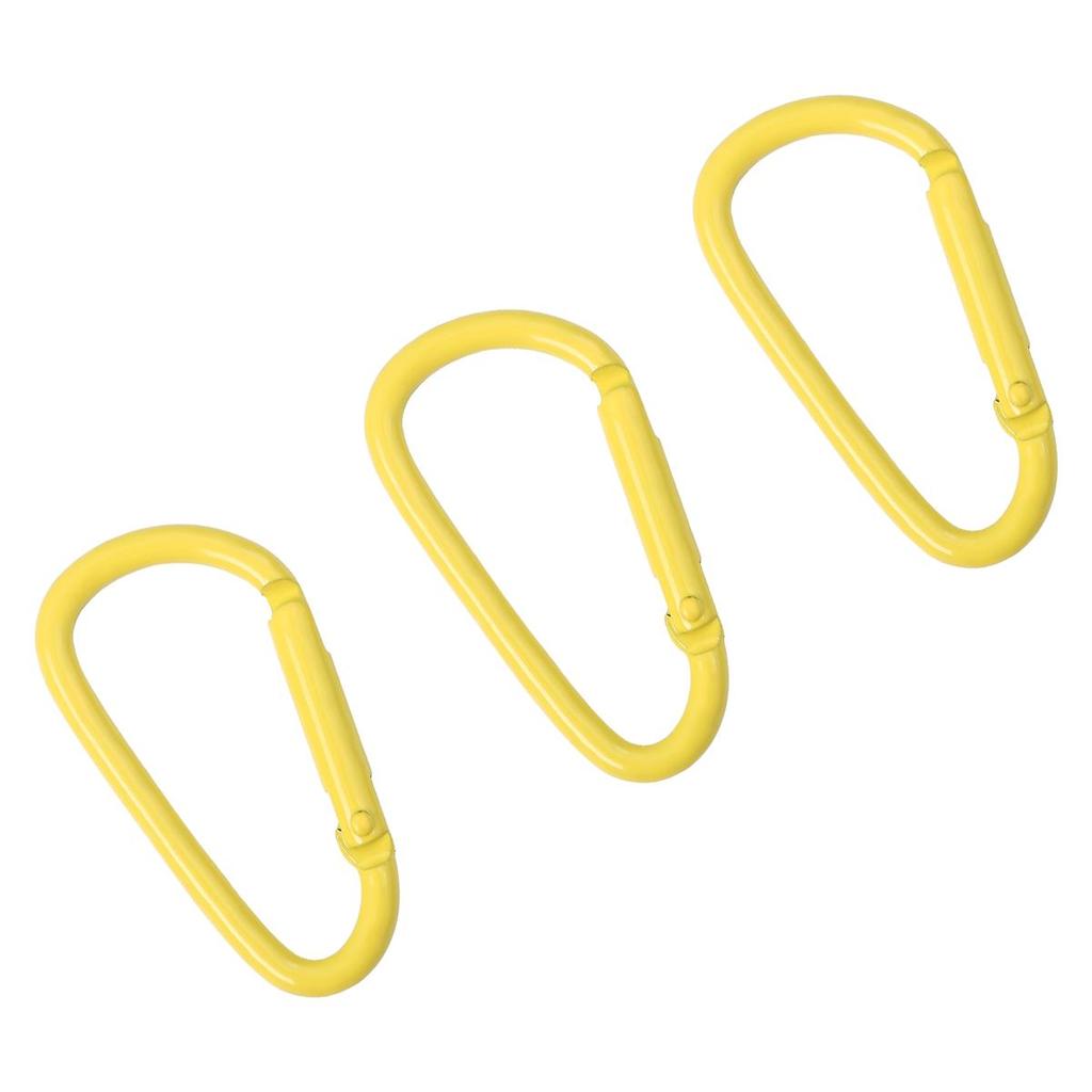 1-10 Stück Aluminium Sprühlackiert Ovalbahn Kletterverschluss Karabiner für Schlüssel Tasche Zubehör