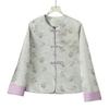 Spring Tang Style Jacket for Middle-Aged Women - Petite, Elegant Design for Spring and Autumn