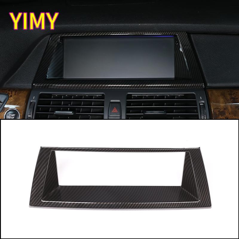 For BMW X5 X6 E70 E71 2008-2013 ABS Plastic Car Styling Gear Shift Central Control Panel Air Vent Outlet Cover Interior